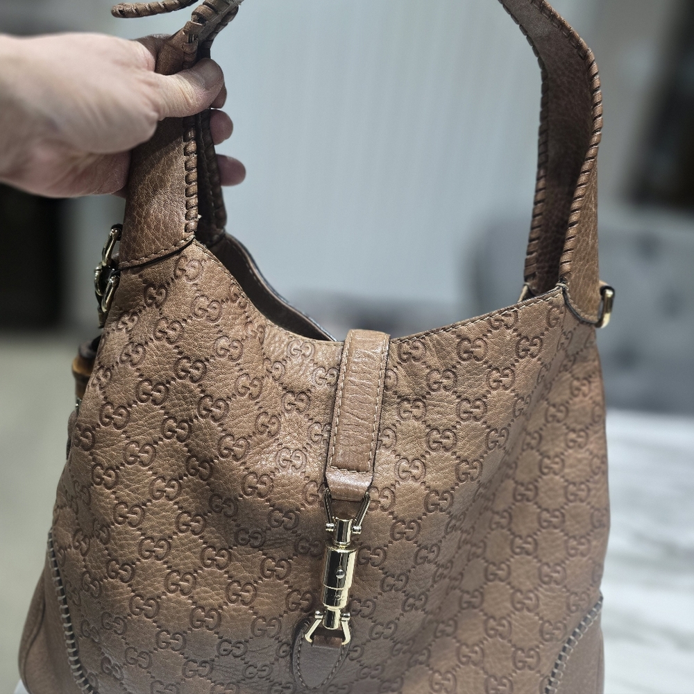 Gucci Tan Leather Hobo Bag - Picture 4 of 11